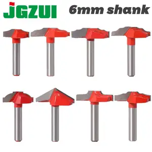 1 шт. 6 мм деревообрабатывающий дверной каркас, кружевной нож, дверной гравировочный профилированный кружевной шкаф, Гравировальный нож, импортный фреза