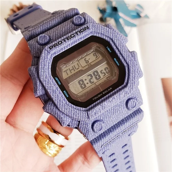 

2021 Brand GXW-56 business Men Leisure Sport Wristwatch Women Dual Display LED waterproof multi-function Digital Watches