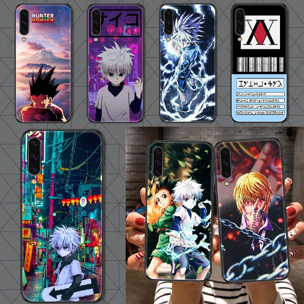 HUNTER×HUNTER аниме чехол для телефона Samsung Galaxy A 3 5 7 8 10 20 21 30 40 50 51 70 71 E S 2016 2018 4G Черный