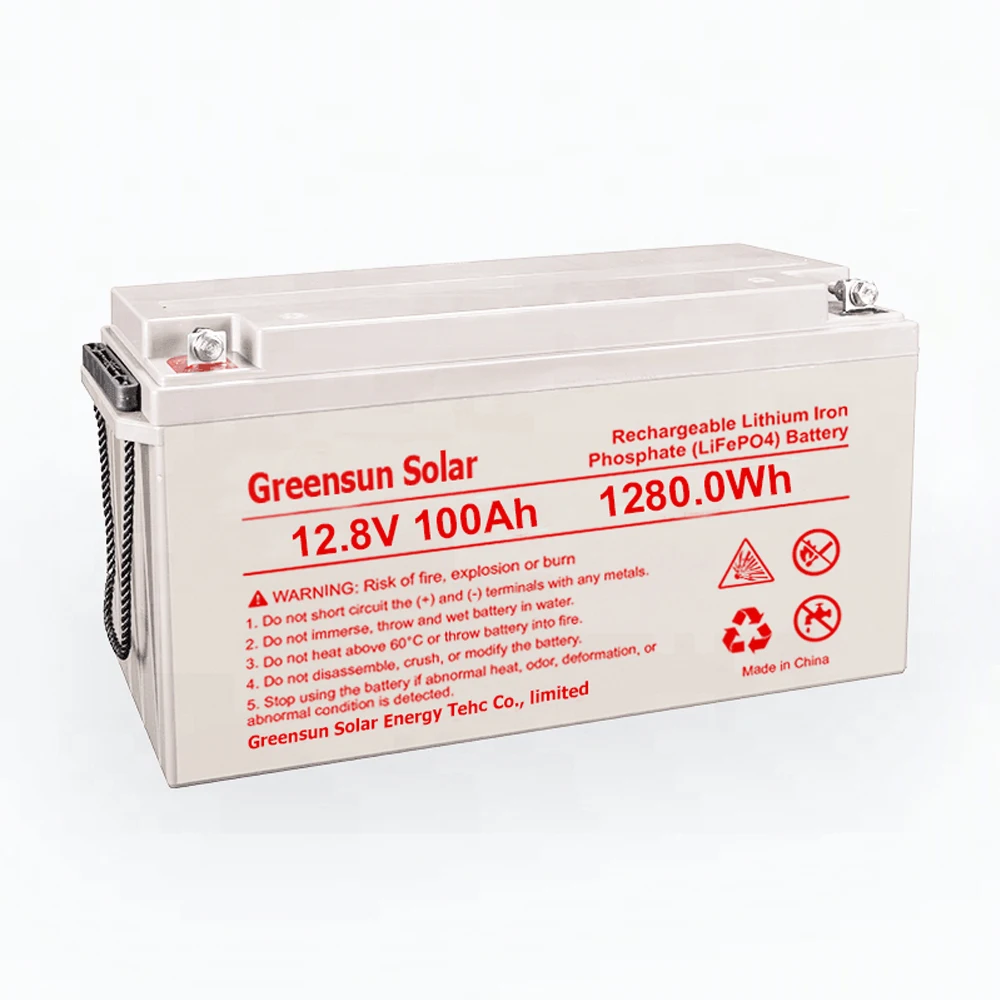 

Батареи глубокого цикла LiFePO4 литиевая батарея 12,8 v 100ah литиевые bms для системы хранения энергии