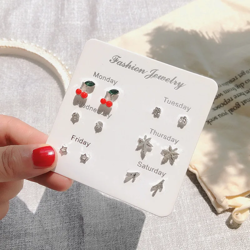 Женские маленькие милые серьги из серебра 925 пробы в простом стиле | Украшения и