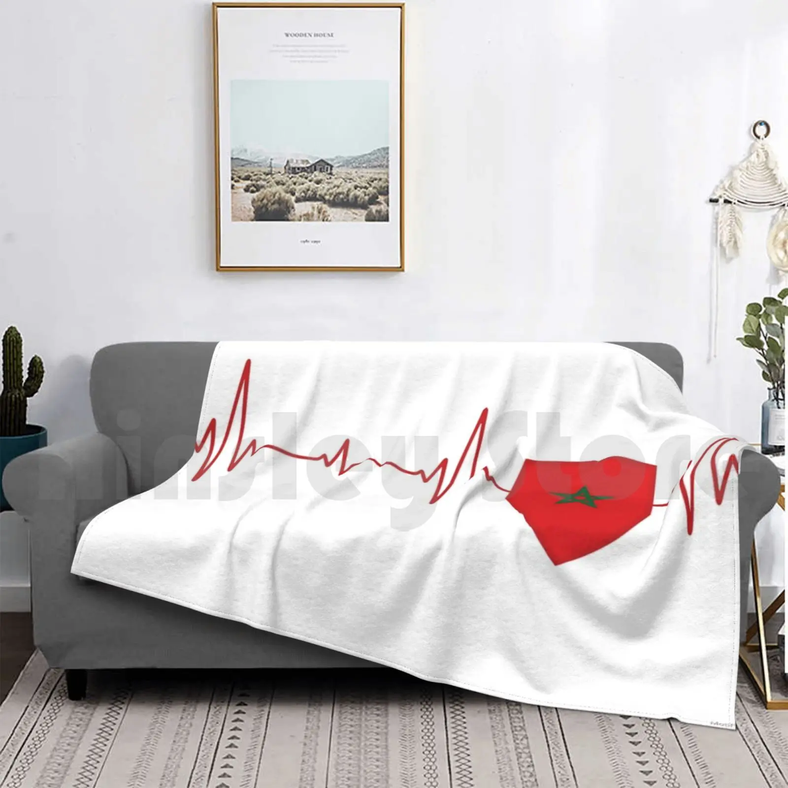 

Morocco In The Blood Blanket Fashion Custom Morocco In The Blood