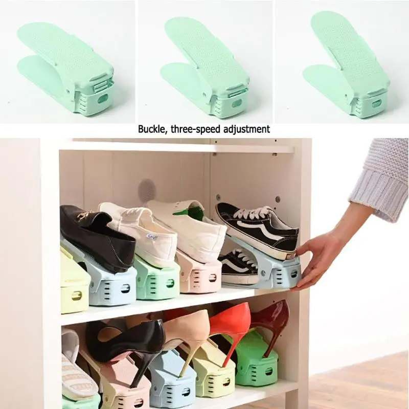 10/5/1 шт. прочный регулируемый обувной Органайзер Rack Поддержка слот Экономия