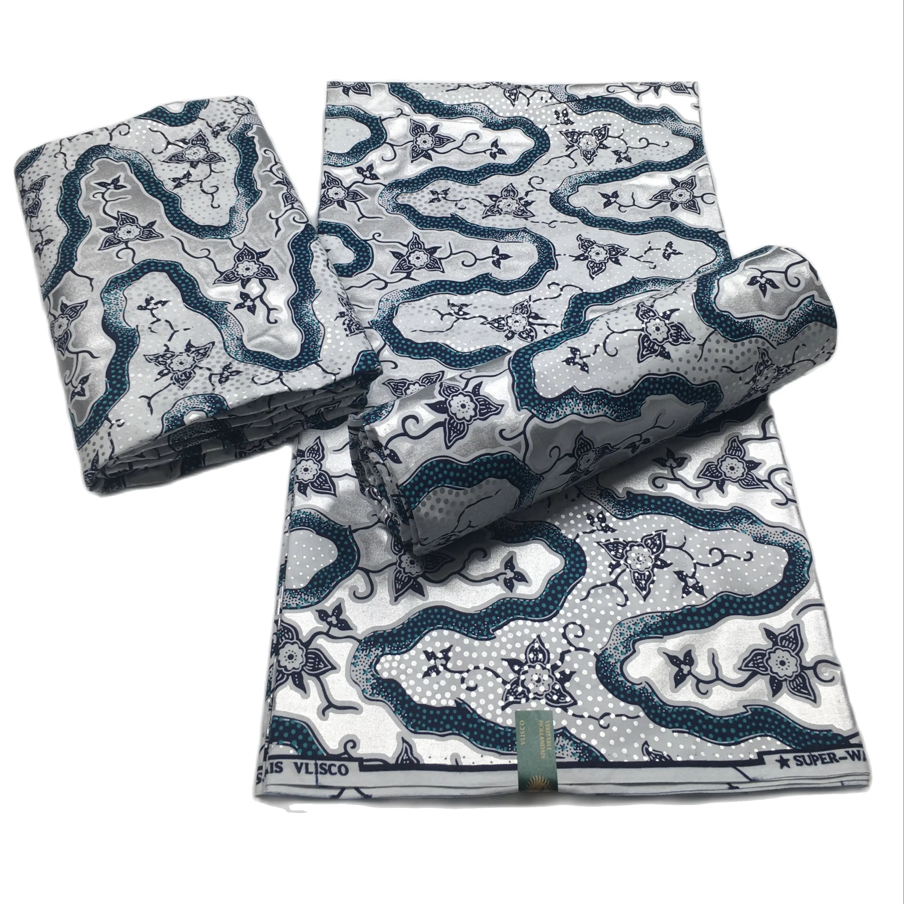 Африканский оригинальный воск Golden100 % хлопок Анкара Ткань 6 ярдов для свадебного