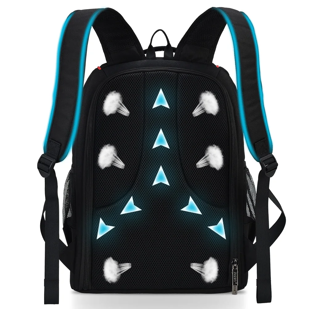 CADeN фотография сумка mochila fotografia DSLR камера сумки через плечо рюкзак для ноутбука Canon Nikon Путешествия противоударный объектив чехлы