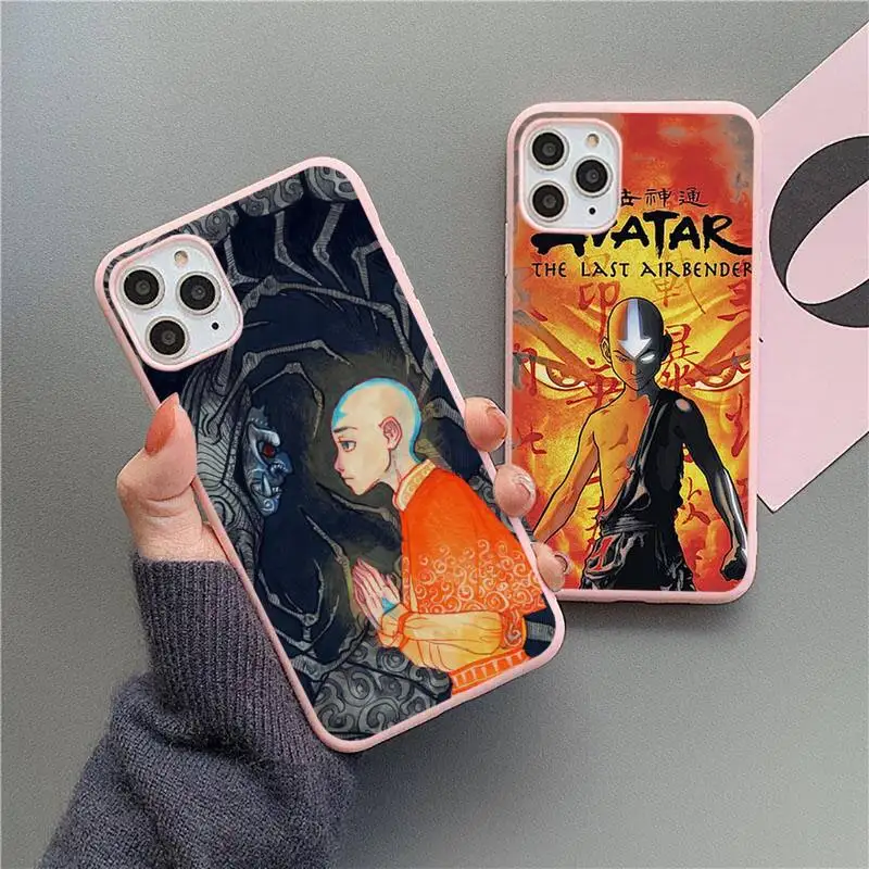 

Avatar The Last Airbender comic Phone Case Candy Color for iPhone 6 6S 7 8 11 12 XS X SE 2020 XR mini pro Plus MAX mobile bags