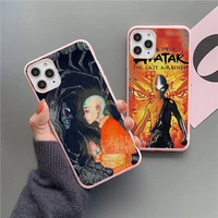 avatar the last airbender comic phone case candy color for iphone 6 6s 7 8 11 12 xs x se 2020 xr mini pro plus max mobile bags