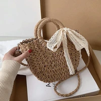 vacation crossbody bags for women straw handbags women bags designer female crossbody bag ladies beach bag sac casual tote 2021