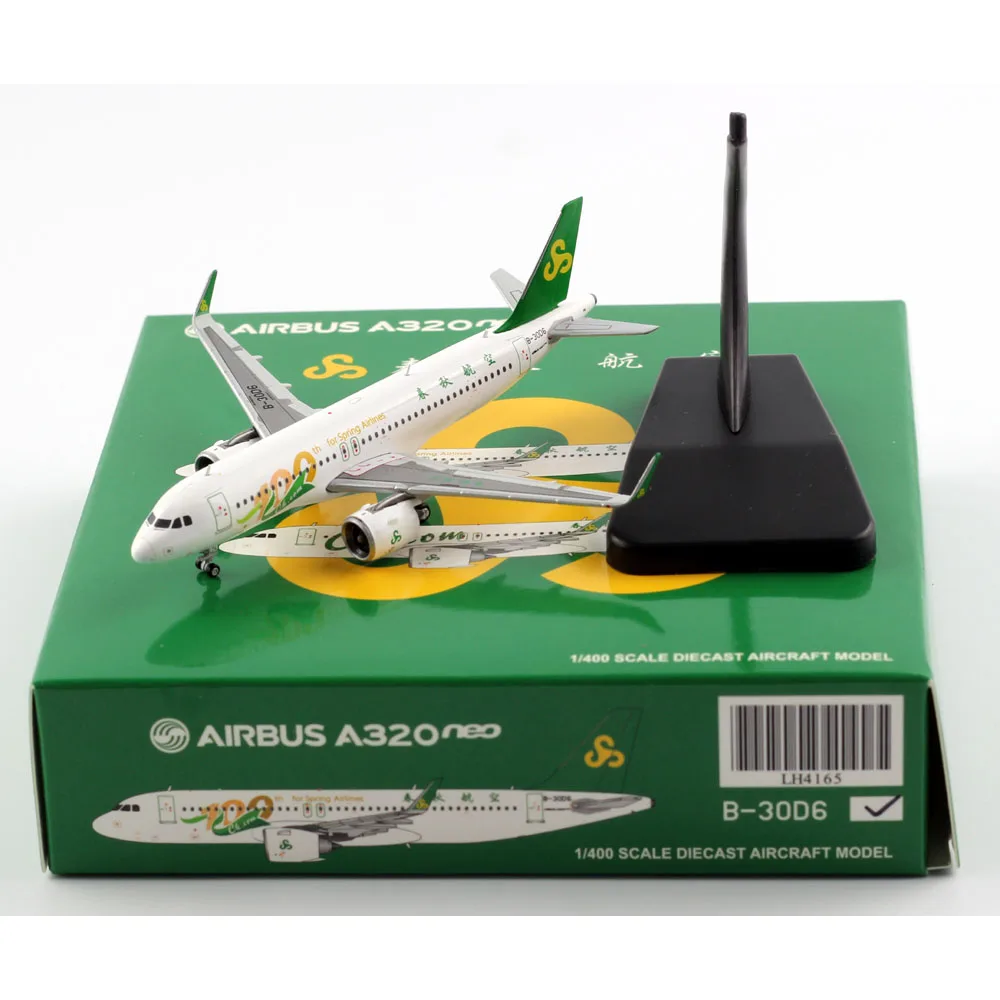 

Коллекционный самолет из сплава 1:400 подарок JC Крылья LH4165 весенние авиакомпании A320Neo литая модель самолета с подставкой