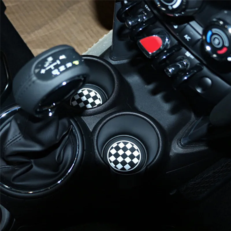 Автомобильный коврик для чашки гелевый силиконовый Противоскользящий BMW Mini Cooper| |