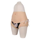 Силиконовые трусики в стиле киски, сексуальные ягодицы, имитация бедер, брюки для косплея, трансвестита, 2G