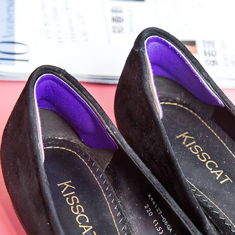 1 пара липкий ткани обувь на пятке Сзади вставки стельки подушки лайнер ручки