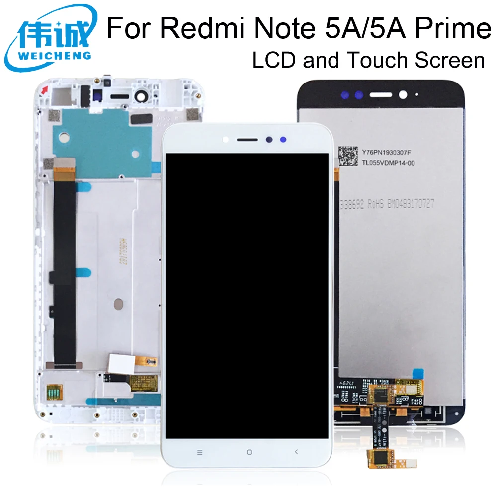 Note 5A LCD With Frame For Xiaomi Redmi Prime Display Screen Y1 / Lite Sensor | Мобильные телефоны и аксессуары