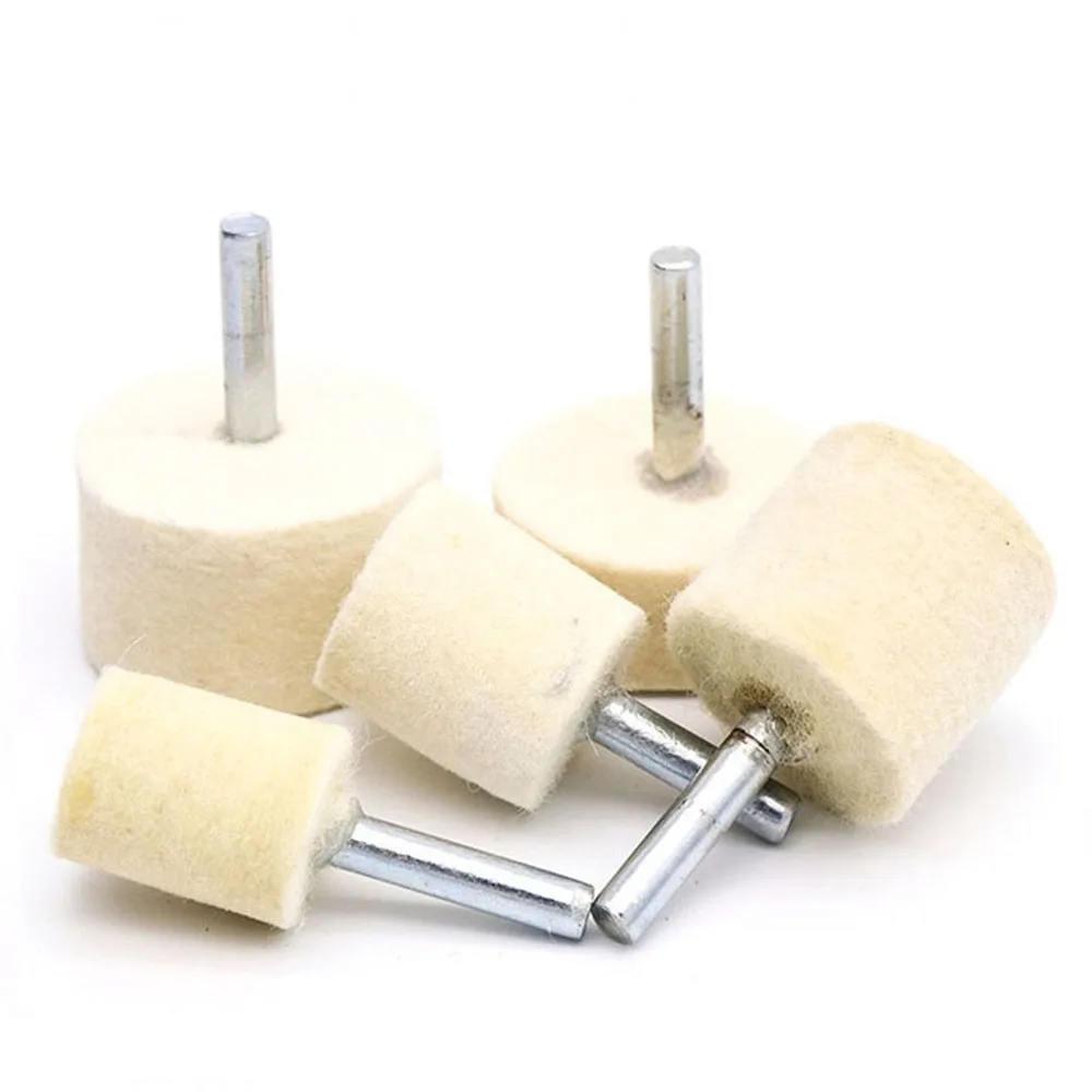 1 шт. фетровое шлифовальное колесо 20 40 мм для дрели хвостовик 1/4 дюйма|Абразивные