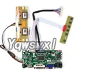 Комплект Yqwsyxl для LM190E02 LM190E03 HDMI + DVI + VGA ЖК-дисплей, плата контроллера светодиодного экрана