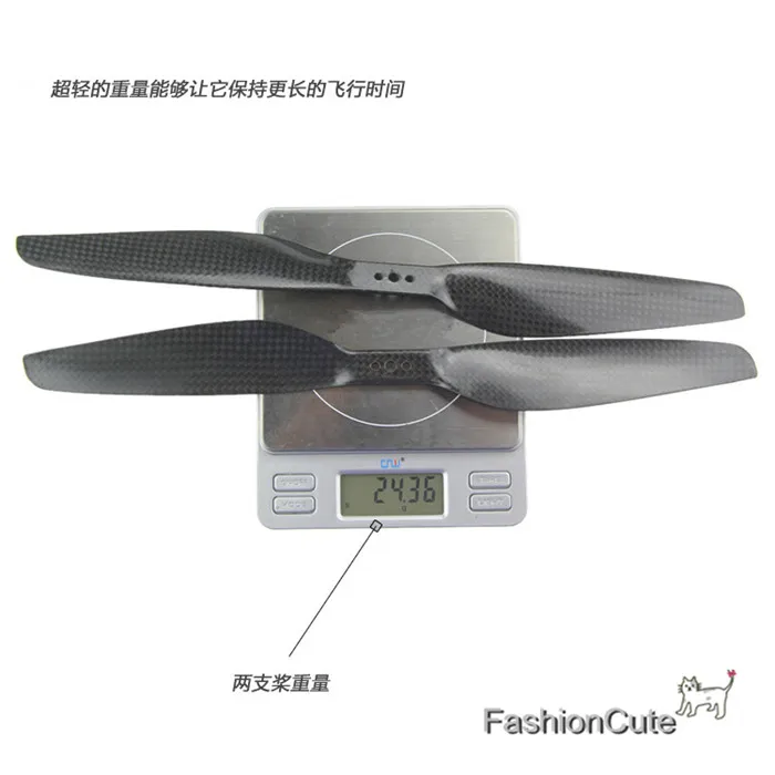 2 пар/лот T motor V2 1137 карбоновый пропеллер Prop CW/CCW Для DJI F450 F550 650/680/690 RC мультироторная
