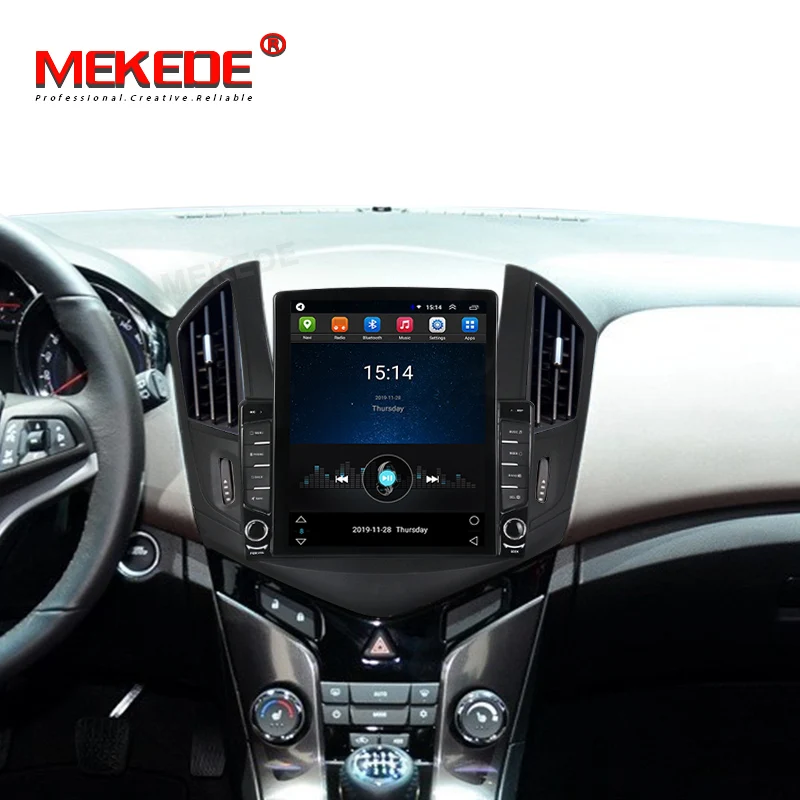 MEKEDE Tesla экран Android 2din автомобильный DVD GPS навигационный плеер для Chevrolet Cruze 2012 2015