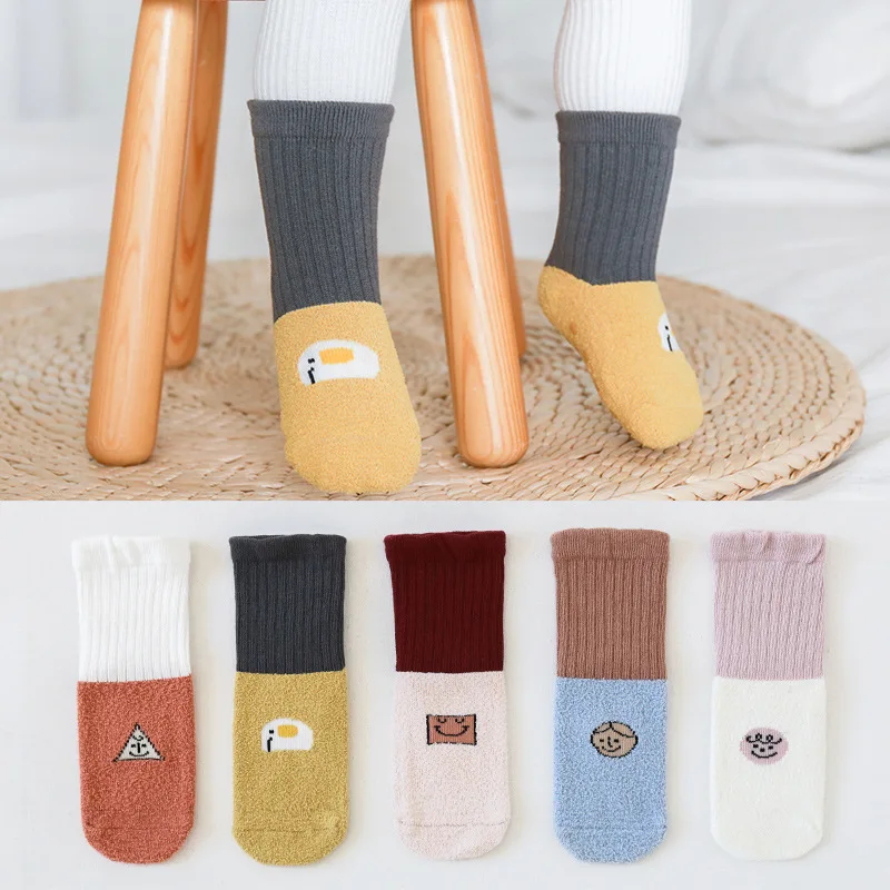 

Baby Socks for 0-3Y Kids Indoor Floor Socks Non-slip Soft Coral Fleece Infant Toddler Baby Socks Cotton Children's Floor Socks