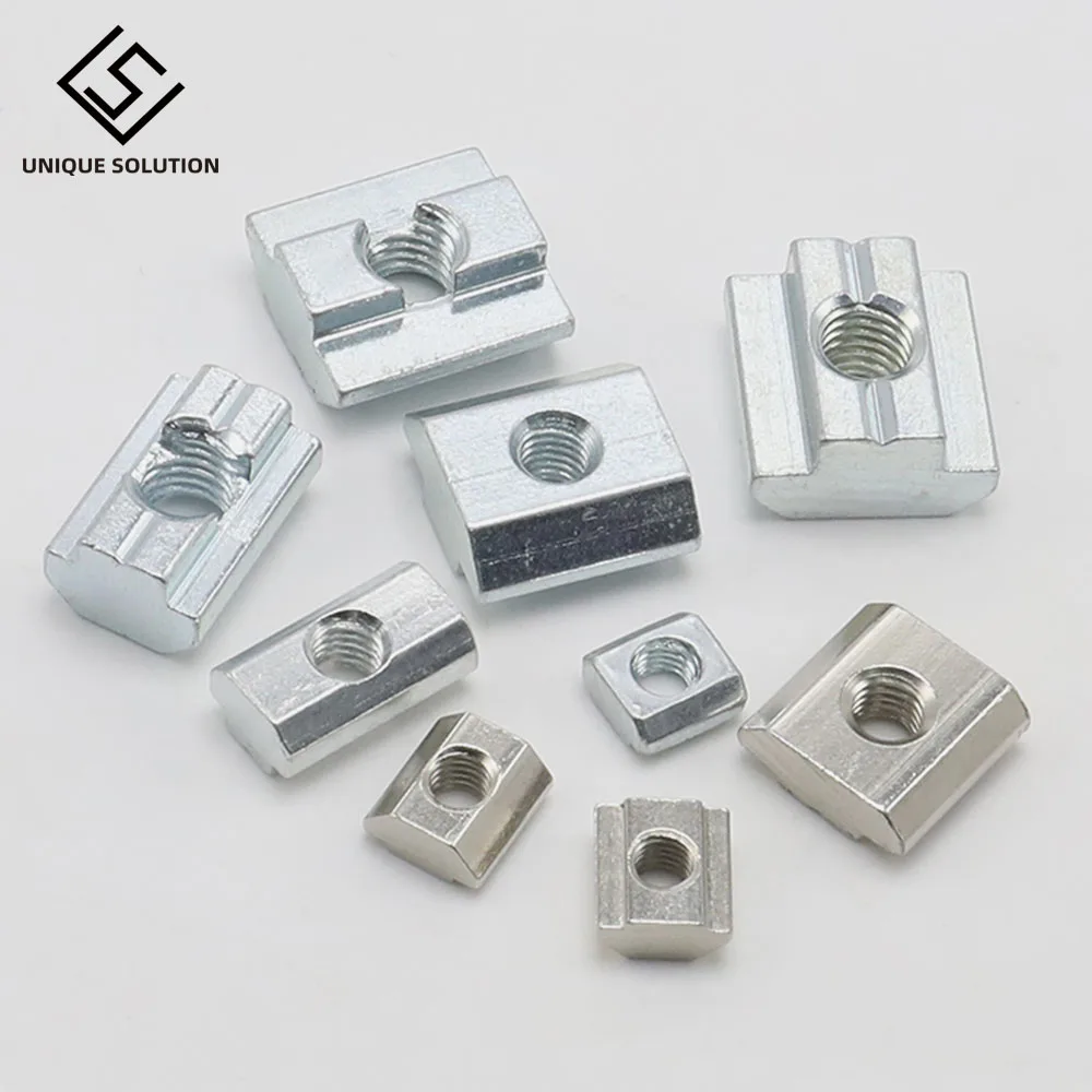 M3 M4 M5 M6 M8 M10 T Block Square nuts T-Track Sliding Hammer Nut for Fastener Aluminum Profile 2020 3030 4040 4545 | Компьютеры и