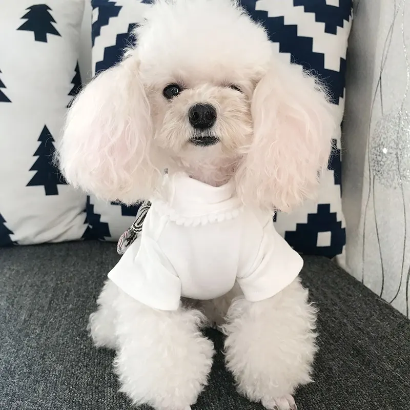 

Cotton Dog Shirt Cat Yorkies Chihuahua Puppy Dog Clothes Pajamas Poodle Bichon Pomeranian Schnauzer Clothing Pet Costume Apparel