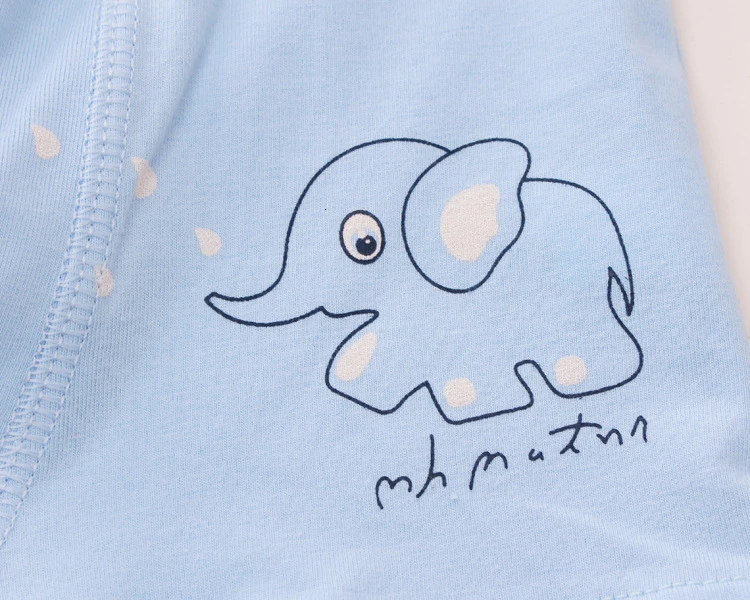 4 шт./партия трусы с рисунком для мальчиков трусики маленьких нижнее белье