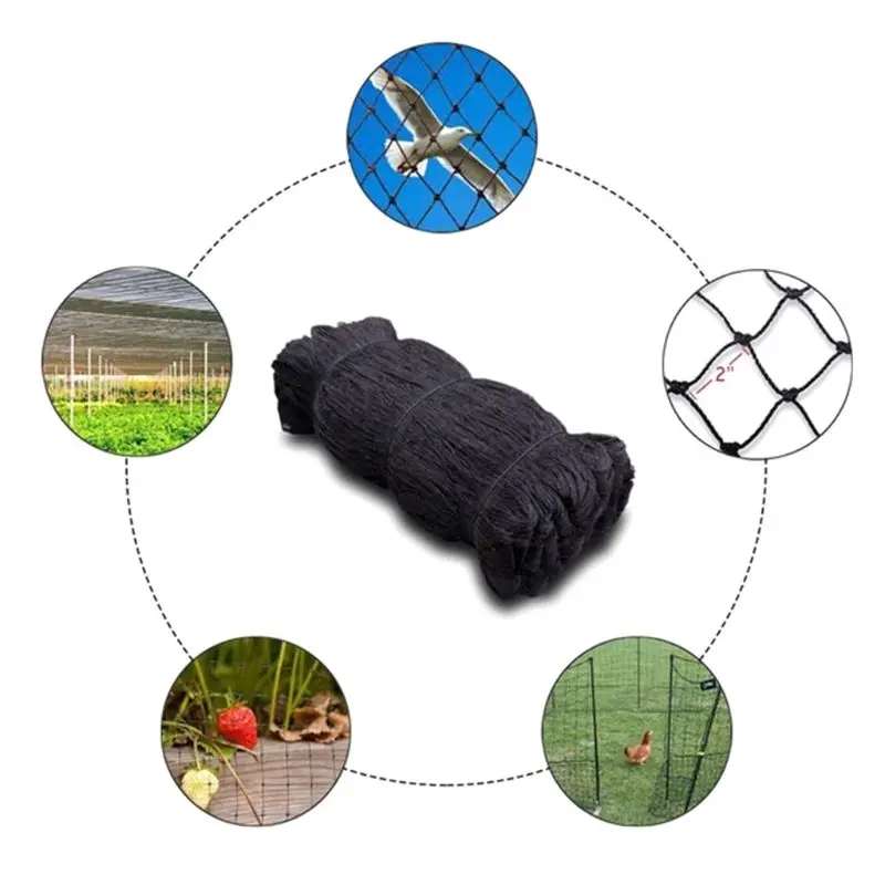 

15x7.5m Anti Bird Catcher Netting Net Bird-Preventing Traps Crops Fruit Tree Vegetables Flower Garden Mesh Protect Pest Control