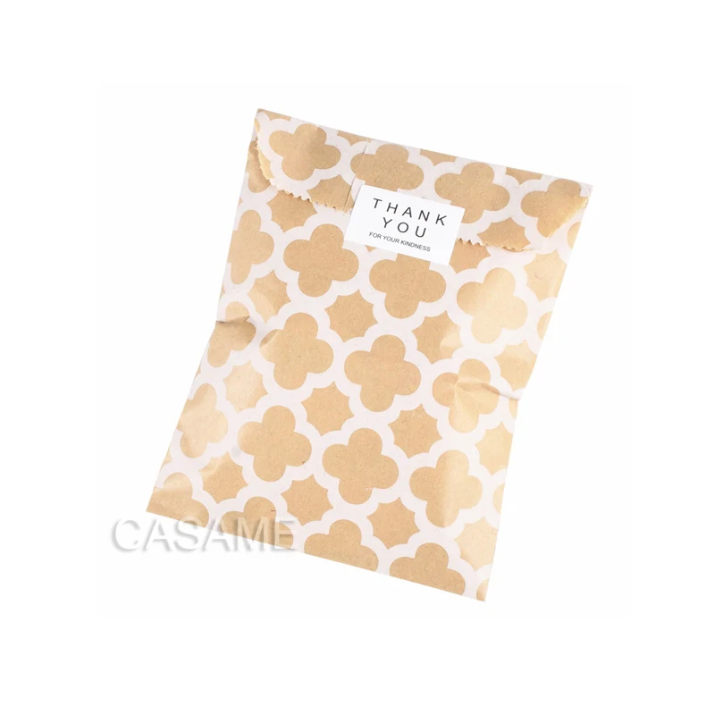 honeycomb sticker Маленькие лакомые сумки 15 см x 10 см 50 шт шеврон в горошек Цветочная композиция бумажный мешок для попкорна продукты питания безопасный подарок на день рождения бумажные подарочные пакеты - Цвет: honeycomb sticker