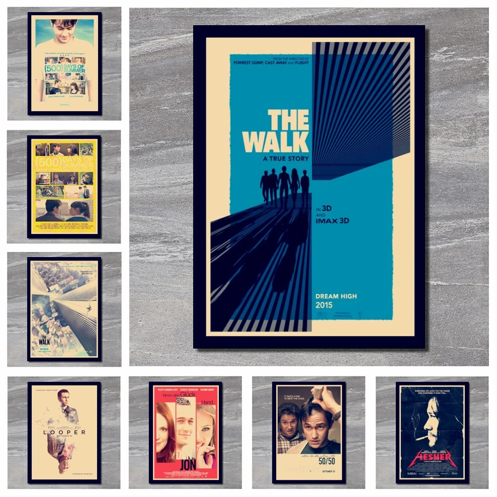 

500 Days of Summer Vintage Retro Decorative Frame Poster Wall Posters Home Decor Gift