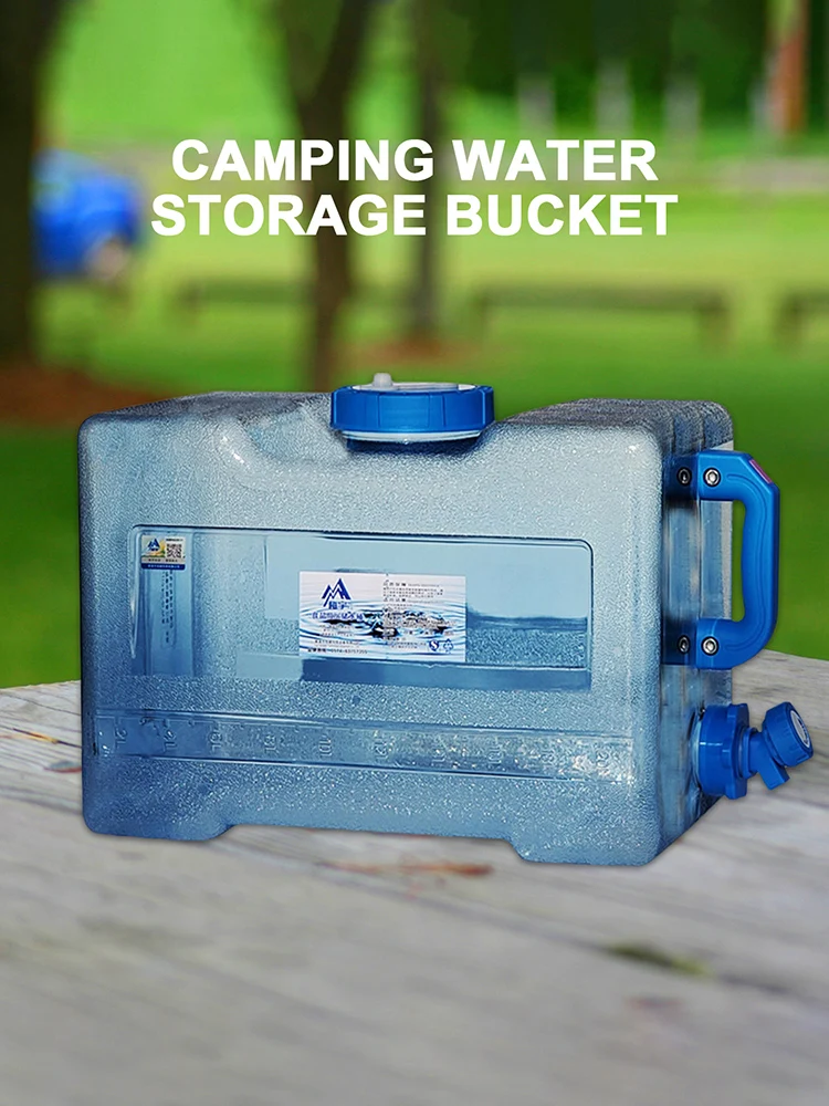 Резервуар для воды с краном утолщенный пищевой резервуар из поликарбоната