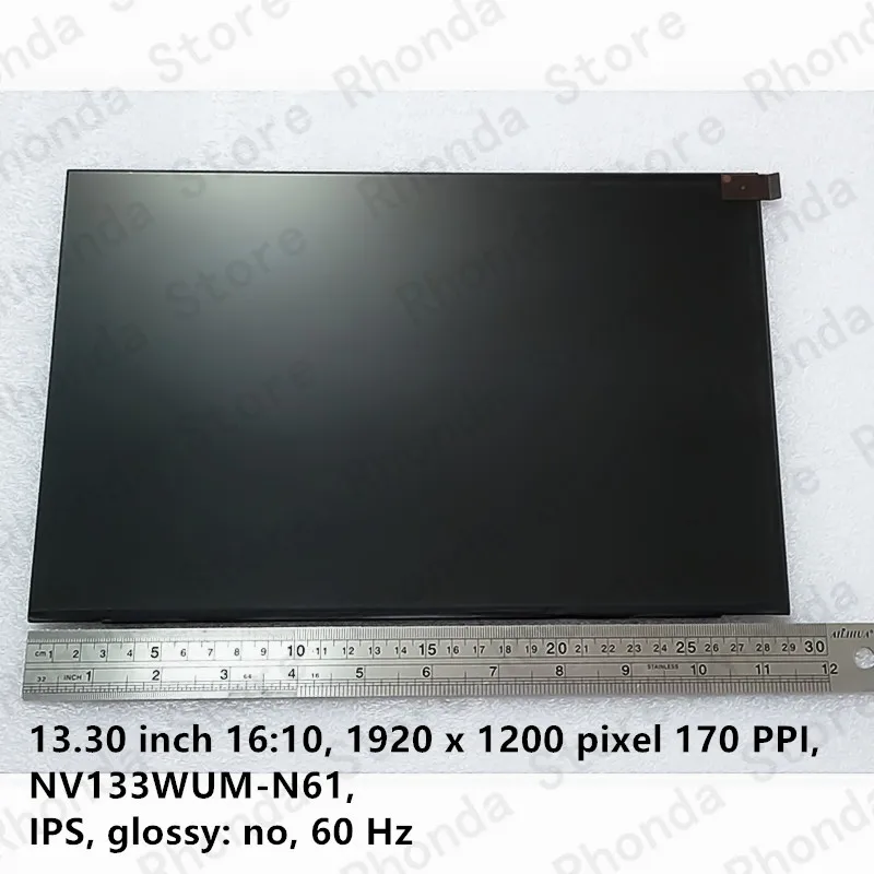 NV133WUM-N61 13 3 дюймов 16:10 1920x1200 Matrix LCD Screen |