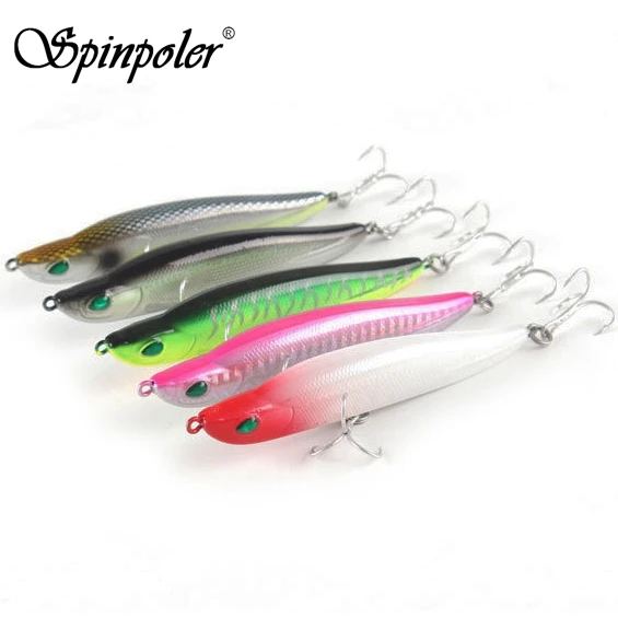 Разноцветная рыболовная приманка Spinpoler карандаш Реалистичная Тонущая