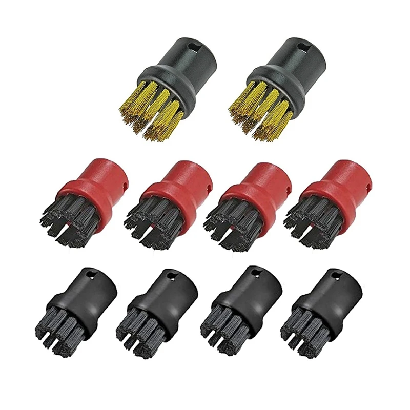 

Top Deals Brass Wire Brush Tool Nozzles for Karcher Steam Cleaners with 8 Pack of Hand Tool Nozzle Bristle Brushes