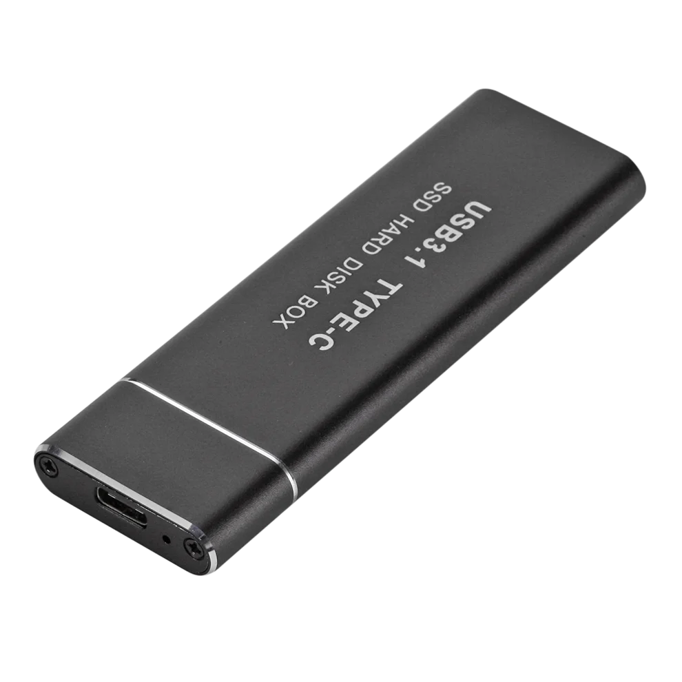 USB 3.1 to M.2 NGFF SSD Mobile Hard Disk Box Type C Adapter Card External Enclosure Case for m2 SATA 2230/2242/2260/2280 | Электроника