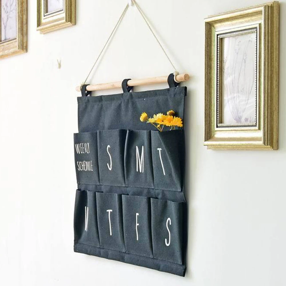 Модные креативные украшения для гостиной настенные подвесные сумки хранения