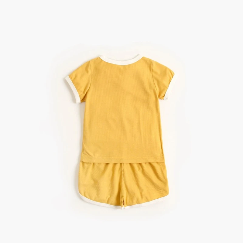 

Baby Short Sleeve Vest Set Cartoon Pattern Baby Summer Shorts Clothes Cute