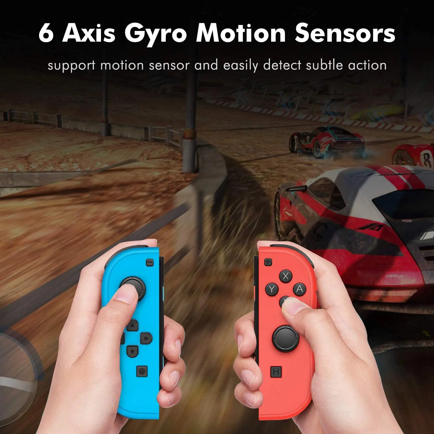 JoyCon контроллер для Nintendo Switch с ремешки на запястья длиной Joy Con замена Поддержка Wake