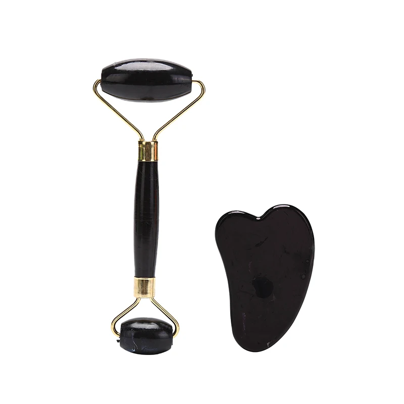 

Rose Jade Guasha Board Massage Roller Face Slimming Body Relaxation Massager Scraper Plate Acupuncture Pressure Therapy