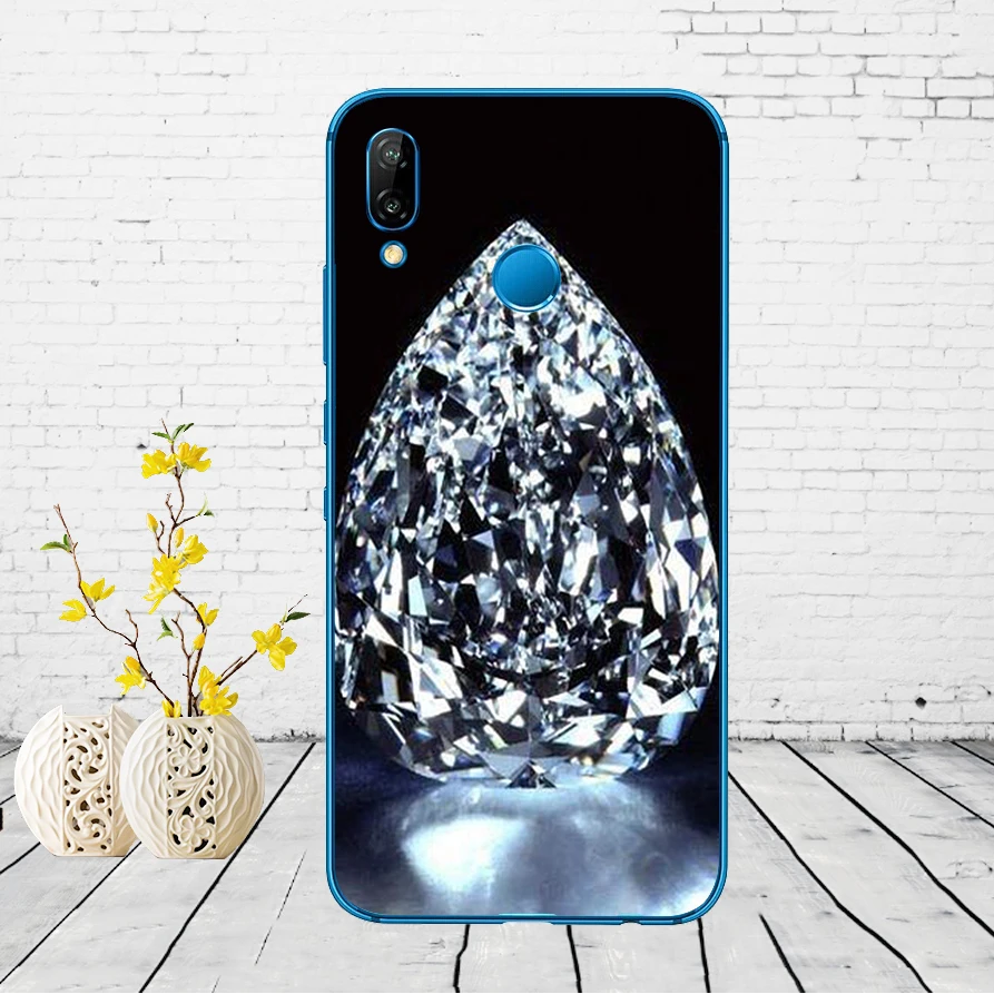 15 57DD С кристалалми и стразами дизайн Мягкий силиконовый чехол для Huawei P9 P10 P20 P30 Lite mate 10 20 PRO lite p smart чехол - Цвет: 15
