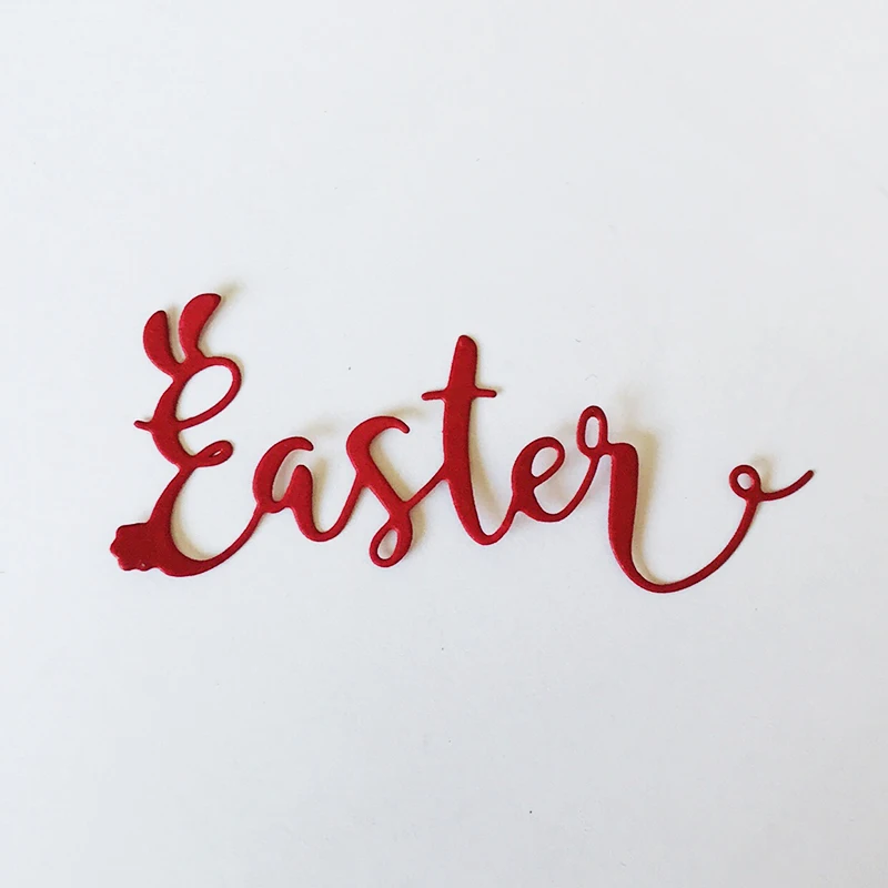 Металлические штампы для вырезания форма Новые Пасхальные Творческие буквы