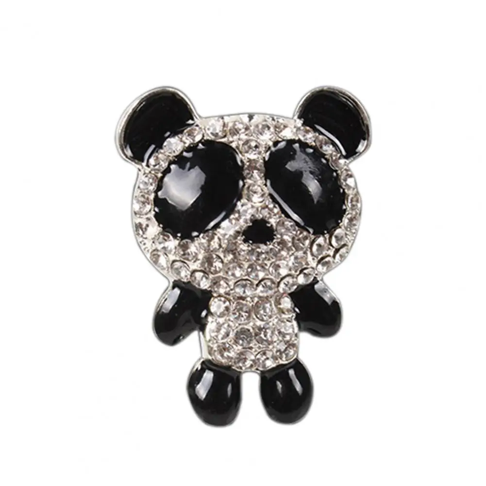 

80% Hot Sell Perfume Clip Panda Pattern Good Smell Metal Mini Inlay Vehicle Air Outlet Perfume for Car