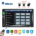 Универсальный автомобильный радиоприемник Hikity 2 din, 7-дюймовый HD-радиоприемник, автомобильный мультимедийный плеер, Bluetooth, сенсорный экран, автомагнитола, автомобильная стереосистема
