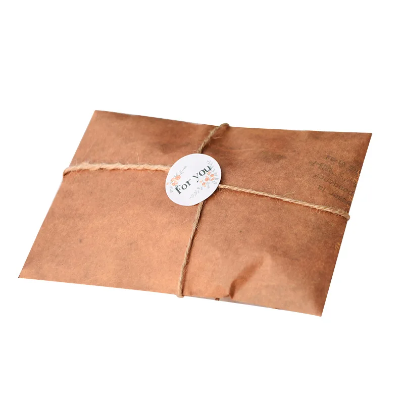 

5Pc/lot Vintage Kraft Envelopes Wedding Invited Envelope Postcard Cover Paper Stationery Envelopes for Gift Invitation Supplies