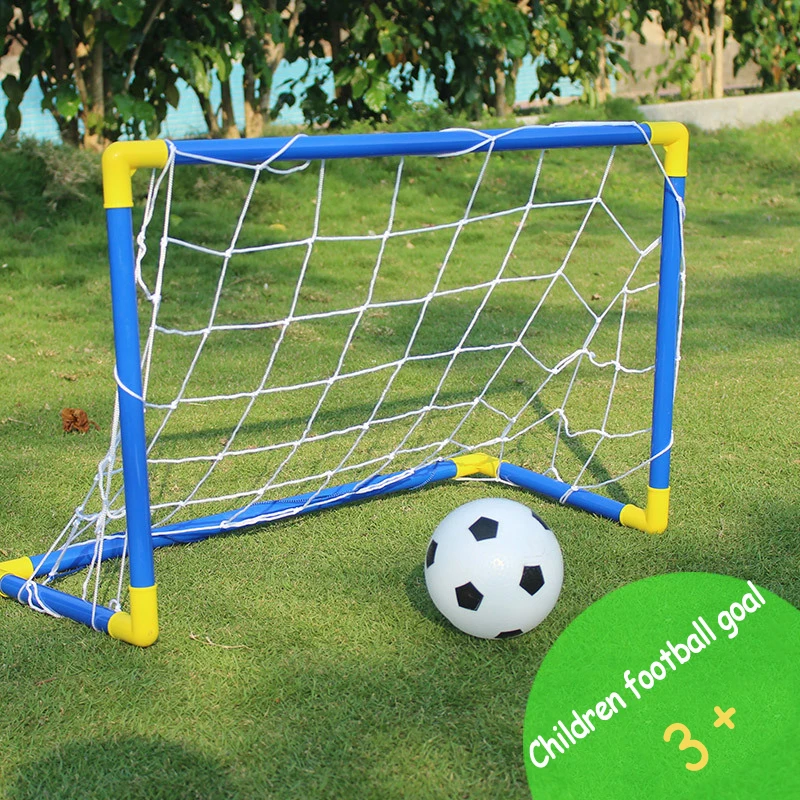 

Outdoor Soccer Game Mini Football Goal Post Net Set Kids Sport Toys Birthday Gift Boy Plastic Football Gate Soccer Ball