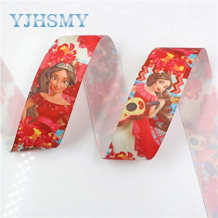 YJHSMY I-19518-1274, 38 мм 10 ярдов мультфильм термотрансферные печатные корсажные ленты, подарочные упаковочные материалы для ручных поделок - Цвет: I-19518-1285