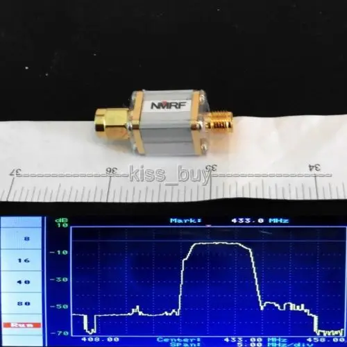 433 МГц ленточный фильтр полоса пропуска С 8 пропускания для самолета UAV SMA модель