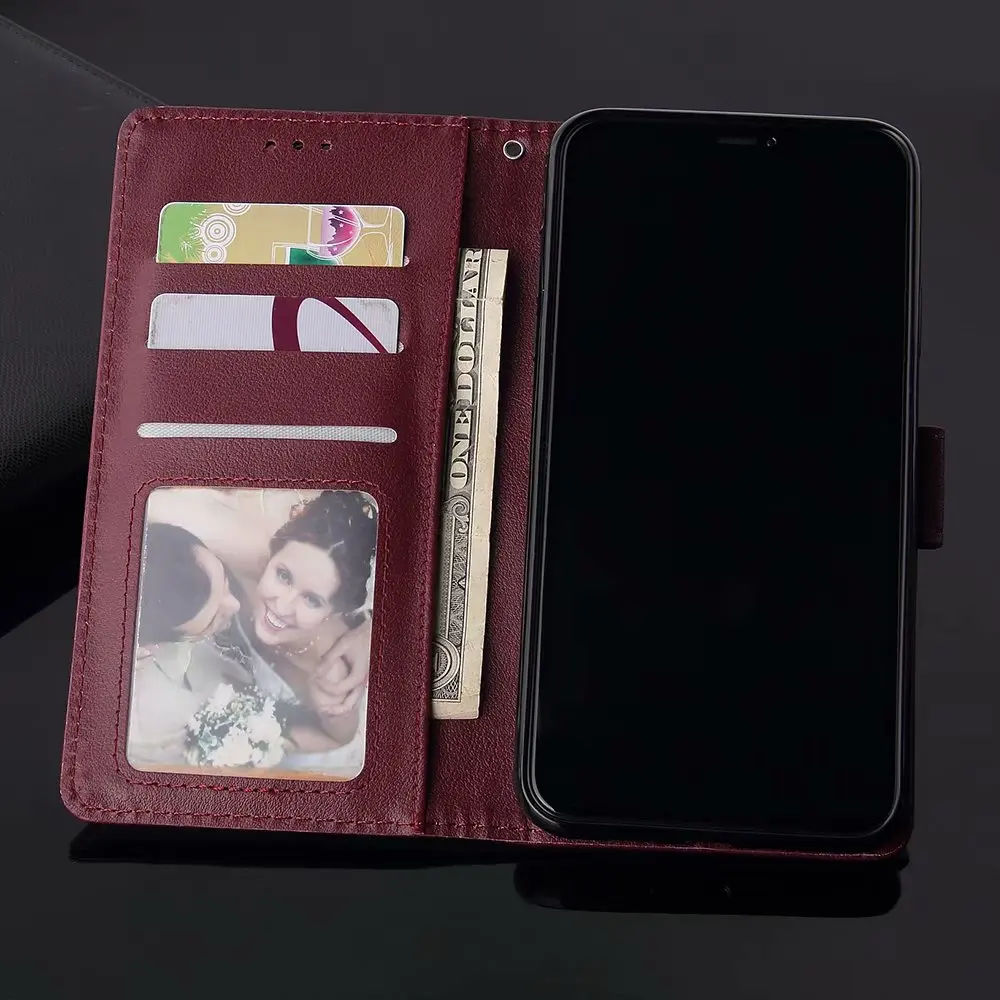Чехол для iPhone 5, 5S, 6, 6 S, 7, 8, 11 Pro Plus, X, XR, XS MAX, Магнитный кожаный флип-кошелек, чехол, сумка для мобильного телефона