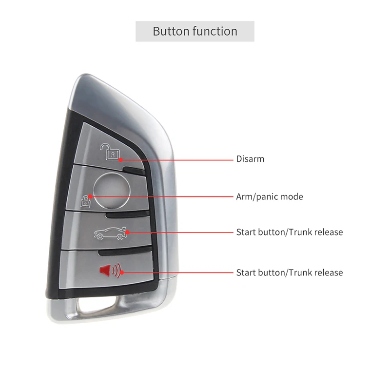Фото EASYGUARD компания прыжковой код PKE аварийная система Автозапуск дистанционного запуск двигателя и keyless go touch ввода пароля №2