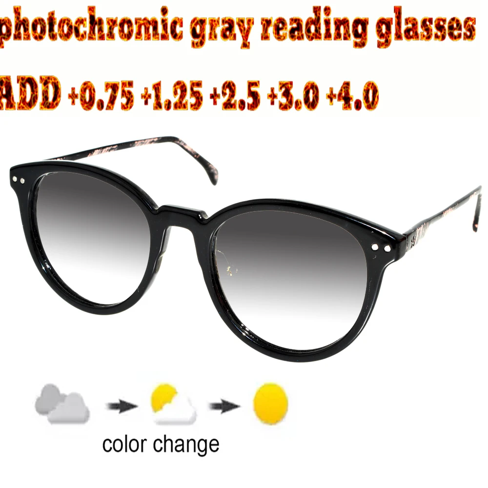 Silverf очки для чтения круглый Сверхлегкий тренд Высокое качество модные мужские и