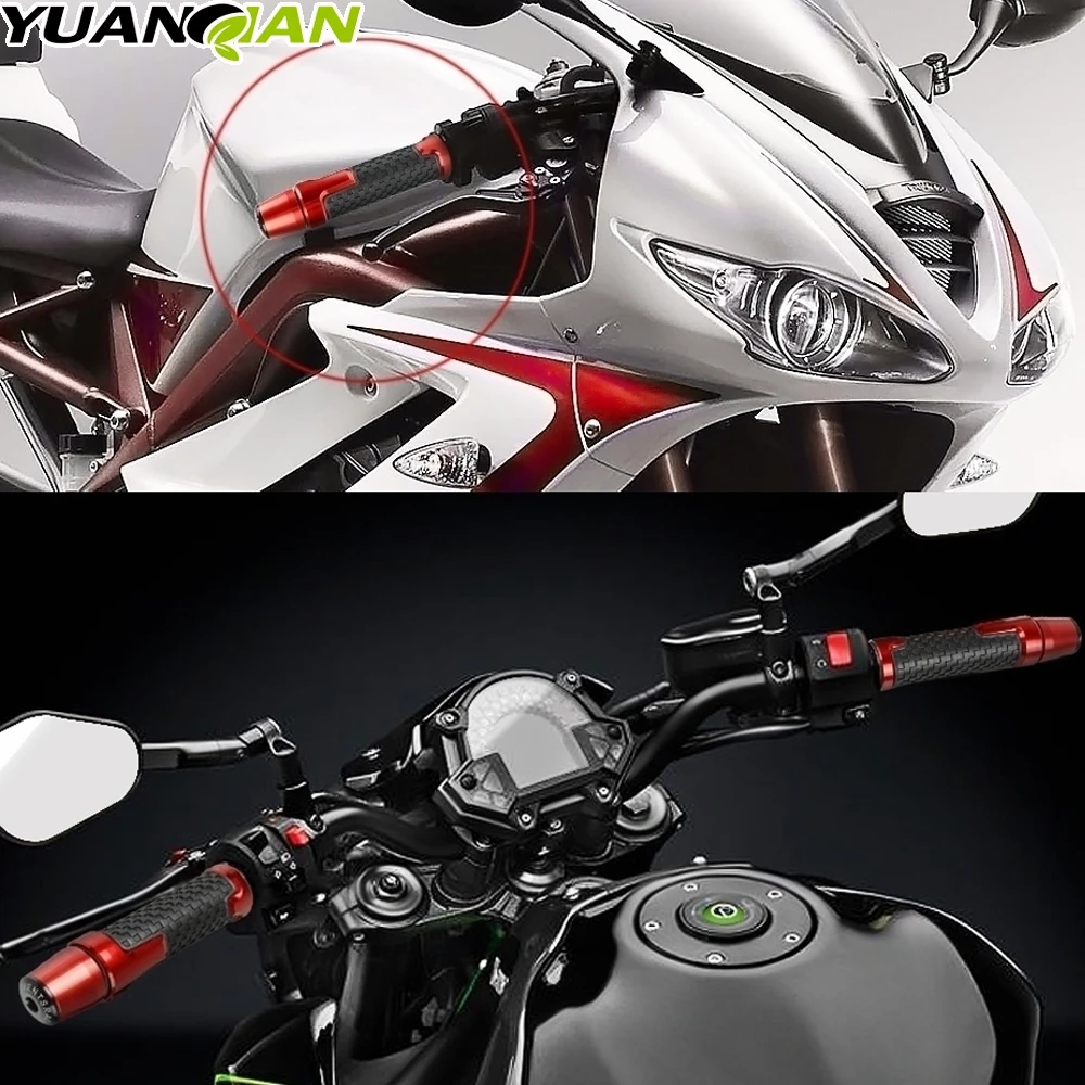 

For Honda CB1000R Motorcycle 7/8"22mm Handlebar Grips Cap Hand Bar Ends Handle Plugs CB 1000R CB1000 R 2016-2021 2017 2018 2019
