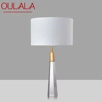 oulala modern table lamps for the bedroom design e27 white crystal desk light home led decorative for foyer bedside office